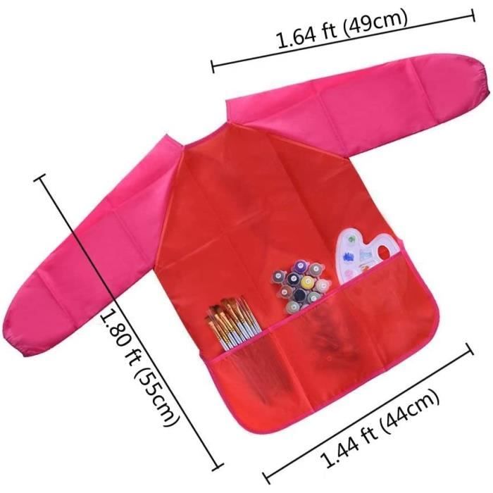 SJOAOAA Tablier de camion de pompiers de dessin animé avec poches imperméable pour homme et femme, Noir , taille unique