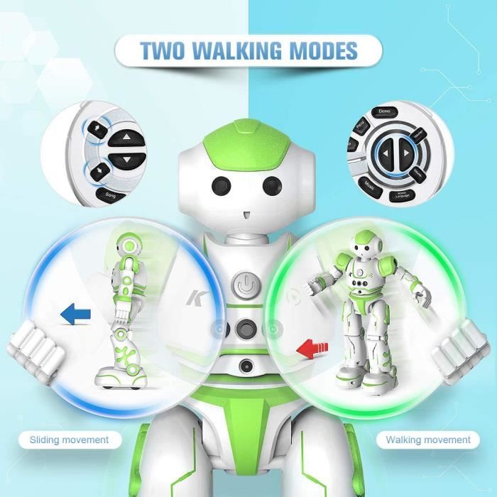 Rc Robot Jouets pour Enfants, Geste & Détection Télécommande Programmable  Smart Robot pour l’âge 3 4 5 6 7 8 ans Garçons Filles Cadeau d’anniversaire