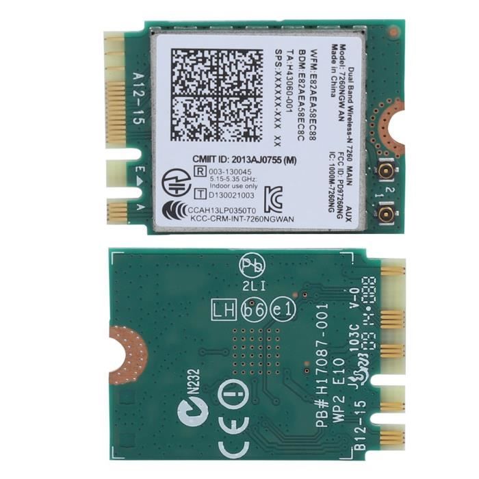Carte WiFi M2 NGFF pour ordinateurs portables Lenovo