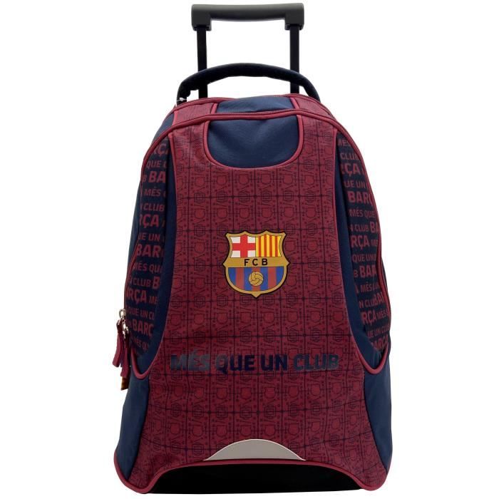 Sac à Dos Scolaire Barça – Collection Officielle F.C. Barcelone – 3 Compartiments, Polyester, 32x45x16 Cm – Blaugrana