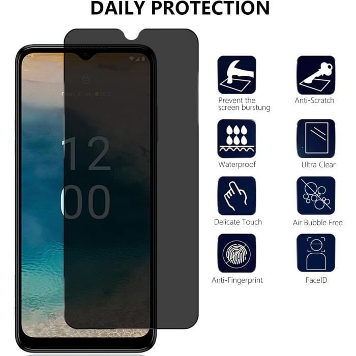 Pack De 3 Protections Verre Trempé Anti-espion Pour IPhone 7/8, X/XS - Confidentialité Totale