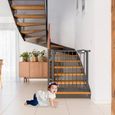 Aufun Barrière de sécurité porte et escalier, Fixation par pression, Pour espace de 105 -115 cm, pour animaux, Bébé et Enfant --3