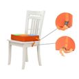 Coussins Siège Chaise Réglable pour Bébé Enfants(Orange)   REHAUSSEUR DE TABLE - SIEGE DE TABLE-3
