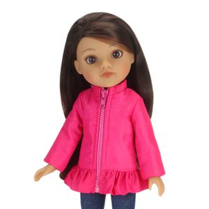 Lot de 6 vêtements pour poupée de 25 à 35 cm, barboteuses et accessoires