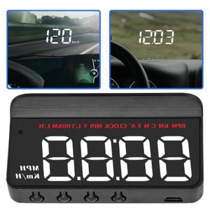 Affichage Tête Haute (HUD) Pour Voiture Et Moto - Projection Vitesse Sur Pare-brise, Portable Et Réglable - 2