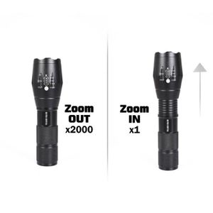 Peli 7600 Lampe de poche Tactique à LED Tricolore, Fiable et Utilisée