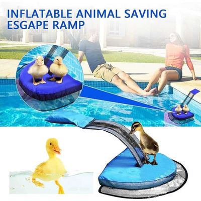 Rampe De Sauvetage Piscine Pour Animaux - Escalier Pliable Évasion Grenouilles Et Petits Animaux