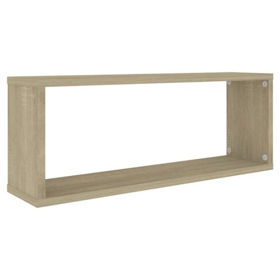 vidaXL Étagères cube murales 4 pcs chêne artisanal bois d'ingénierie, stockage en forme de cube, organisateur en forme de 856580 - Achat & prix