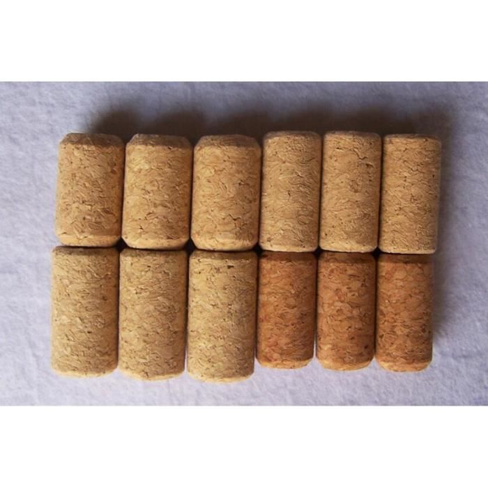100 Bouchons Liège Naturel 49x24mm - Pour DIY, Décoration, Bricolage