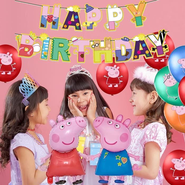 Thème d'anniversaire Peppa Pig Party pour votre enfant - Rêve en Or