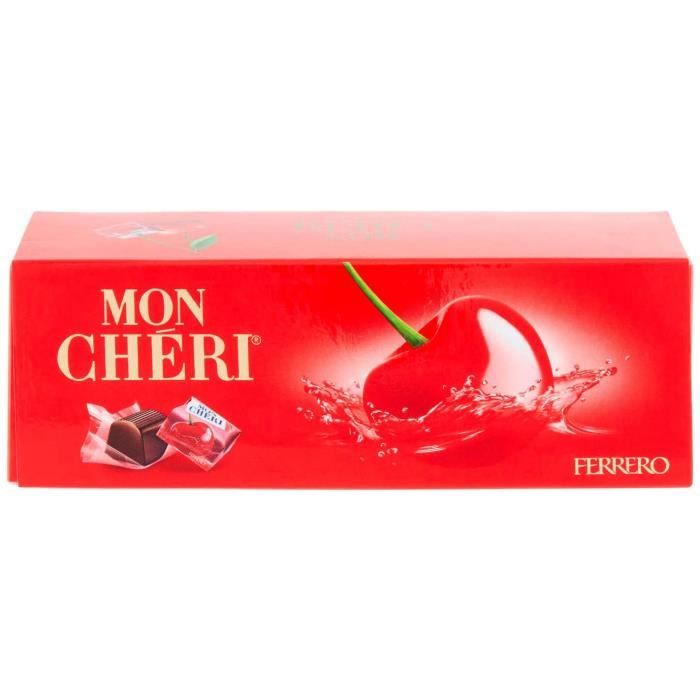 Bonbons chocolat cerise liqueur MON - We Tia Marque Page