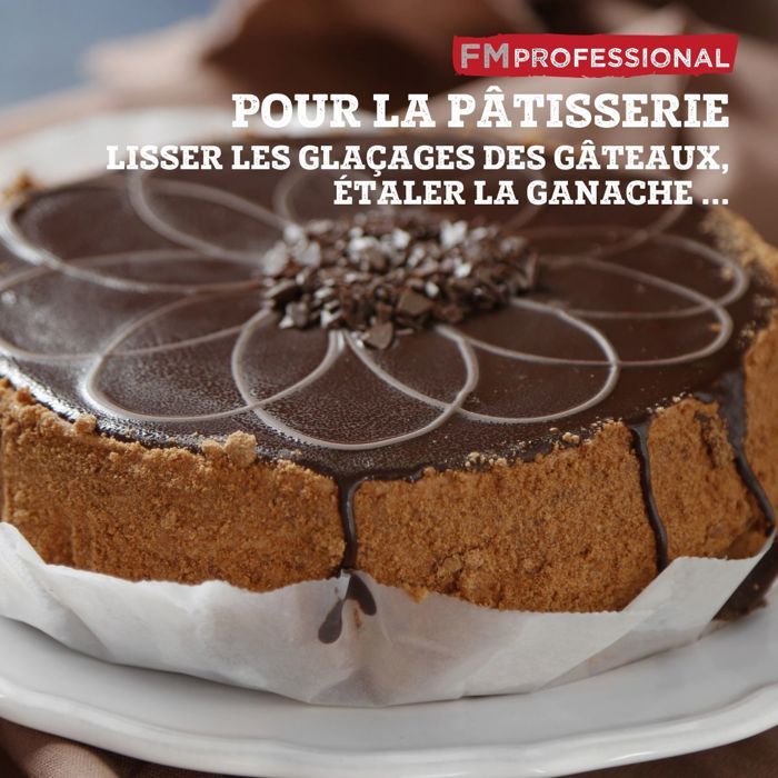Spatule à Gâteau En Acier Inoxydable - Outil De Pâtisserie Pour Lisser Et Décorer Le Glaçage, Manche Ergonomique 15,2 Cm - 3