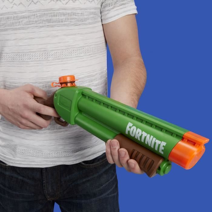 Fusil à Pompe Nerf Fortnite - Blaster Jeu De Tir Extérieur - Vert - Neuf - Pour Tous âges - Marque Hasbro