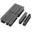 Sourcingmap/® Table en Plastique Jambe Pieds Chaise Tube Tuyau Ins/érer Embout Noir 25mm x 12mm 40 PCS