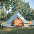 SFSGH Tente de Luxe 4M Bell, Tente de tipi Indienne de Camping Double Couche impermeable, Tente de Camping pour Enfants Tente de,347-0