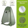 BG15451-Tente de Douche Instantanée Portable Tente étanche à la pluie Tente  Camping en plein air Vestiaire Extérieure Intérieur-0