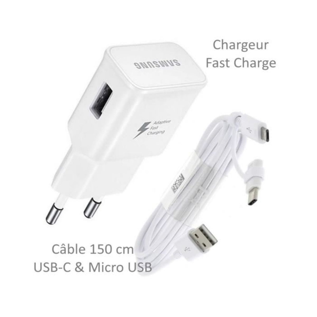 Cable Cordon Chargeur Usb-C Rapide 3A Original Samsung Galaxy S20 S20+  Ultra 5G