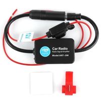 Amplificateur Ampli d'antenne Autoradio Radio FM Antenne Signal Amplificateur pour Voiture Auto Bateau RV 12V My08189