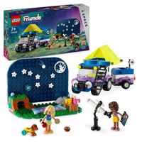 LEGO® 42603 Friends Le Camping-Car d’Observation des Étoiles, Jouet pour Enfants, avec Figurines Animales, plus Mini-Poupées