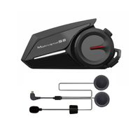 Talkie-walkie moto Bluetooth, interphone moto 6 personnes équipement casque casque bluetooth - distance interphone 9600 mètres