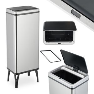 Poubelle automatique design capteur couvercle seau intérieur inox 7 litres