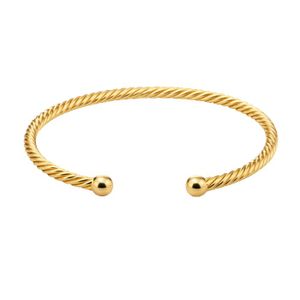 Bracelet Torsade Gourmette Femme – Plaqué Or Jaune – Chaîne – Occasion Bon état
