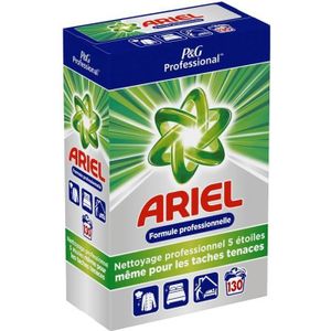 Ariel lessive en poudre Professional, 130 doses, sachet de 13 kg