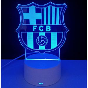 LAMPE A POSER Lampe LED décorative table de chevet FC Barcelone 