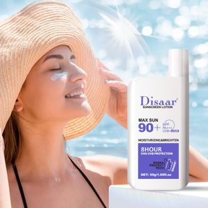 APRÈS-SOLEIL Disaar-Crème solaire de protection longue durée éventuelles F 90, 50g, Blanchissante, Hydratante, Portable