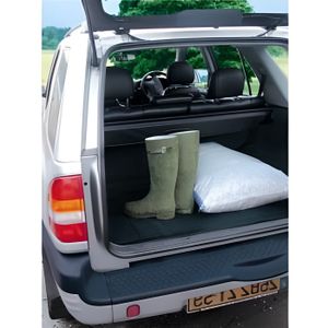  WALSER CarComfort Tapis de coffre Safeguard, dimensions 120x80  cm, tapis caoutchouc universel découpable pour voiture, protection  universelle coffre