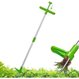 Désherbeur Manuel Acier Inoxydable - Outil Jardin Pour Mauvaises Herbes à Racines Profondes