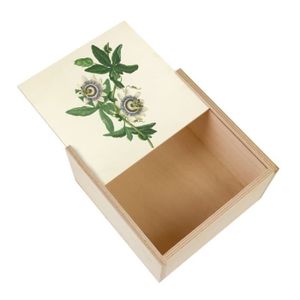 Boîte cadeau Boite Coffret en Bois - Passiflora caerulea Planch