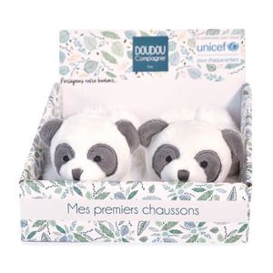CHAUSSON - PANTOUFLE Chaussons bébé Doudou & compagnie Unicef - Panda R