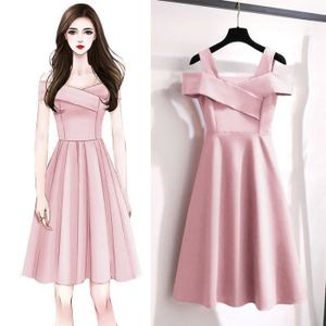 robe rose pale pas cher