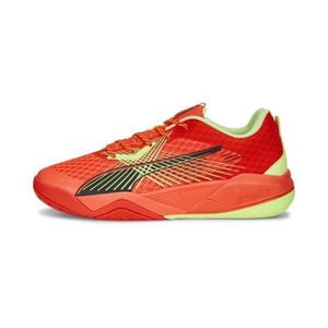 CHAUSSURES DE HANDBALL Chaussures de handball indoor Puma Eliminate Power Nitro II - red blast/fast yellow/black - 46