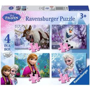 PUZZLE Puzzle La Reine des Neiges - Ravensburger - 4 puzz