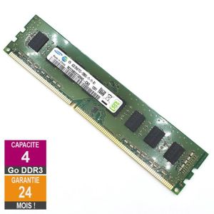 MÉMOIRE RAM Barrette Mémoire 4Go RAM DDR3 Samsung M378B5273DH0