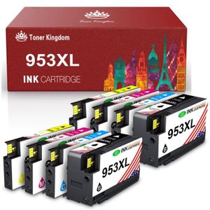 953 XL 953XL cartouches d'encre pour HP 953XL Pack cartouche Noir Cyan  Magenta Jaune Compatible avec HP Officejet Pro 7740[619] - Cdiscount  Informatique