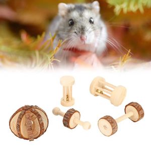 JOUET LVX Jouet en bois de hamster, jouet en bois naturel de divertissement pour petit animal de compagnie, pour hamster En Stock LV688