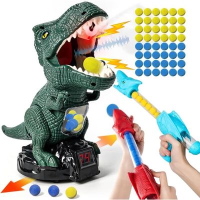 EagleStone Jouets de tir de dinosaure mobiles pour enfants de 5 à 7 ans avec pul