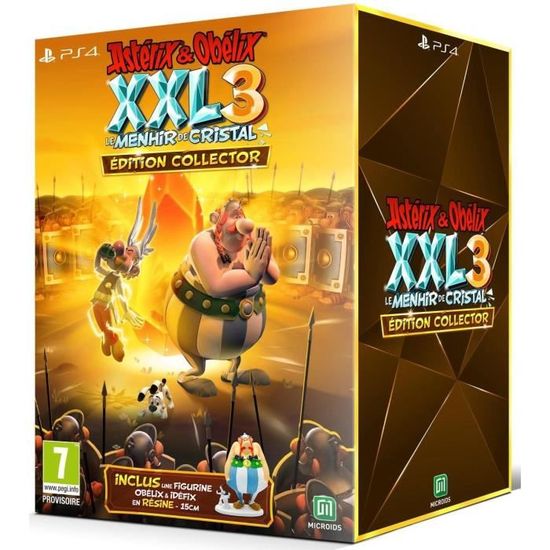 Astérix & Obélix XXL 3 Le Menhir de Cristal Edition Collector Jeu PS4