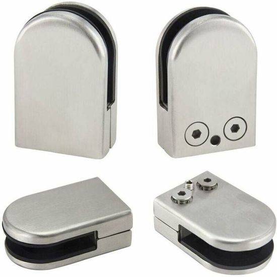 Fixation Verre Serre Aluminium Acier Inoxydable Pinces à Ressort Tildenet SCW-50-TGW - Lot De 25, Acier Inoxydable, Pour Fixation De Verre De Serre Lot 25 Clips Pour Serre
