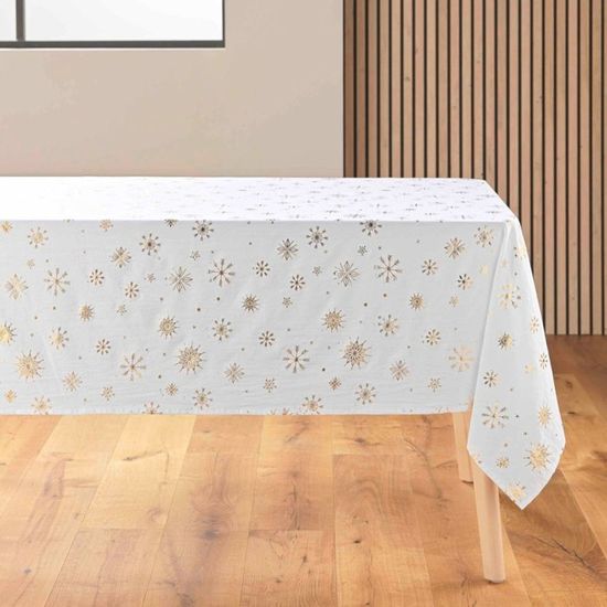 Nappe Rectangulaire Imprimée Palm - Beige Clair - - 17.24