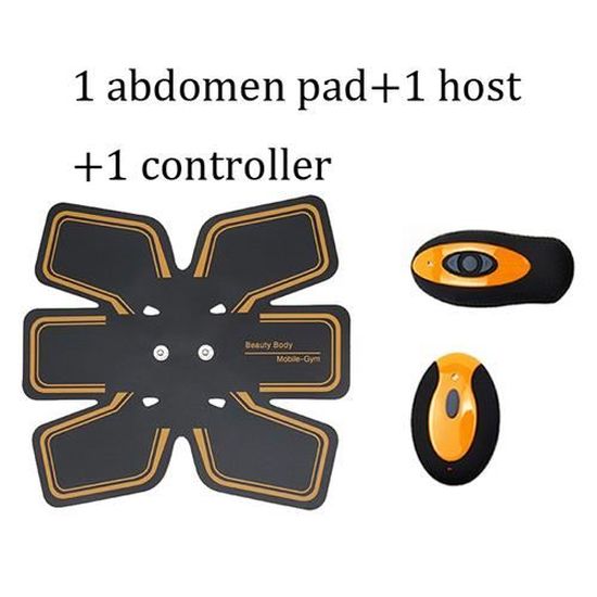 Stimulateur musculaire électrique ABS unisexe,appareil pour muscles