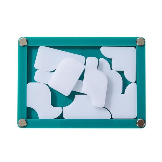 Puzzle Triangulaire, Résoudre Le Défi Du Puzzle En Bois, Puzzle En