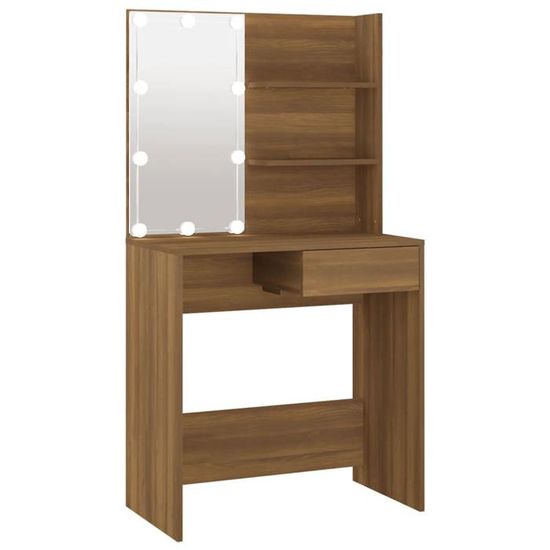 Ensemble de coiffeuse design contemporaine 74,5 x 40 x 141 cm