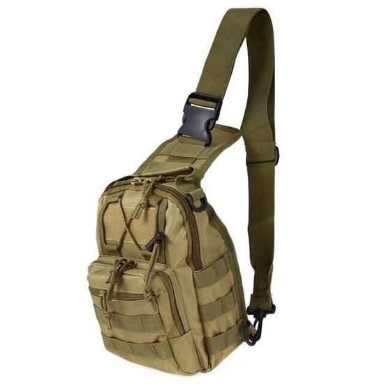 Sac à dos - Militaire - Sable (50L) - Étanche - Nylon 1000D - Activités
