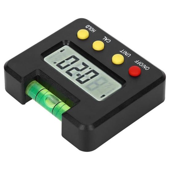 Détecteur D'angle Numérique Laser - Jauge électronique Magnétique 4 Côtés - Alliage Aluminium