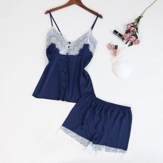 Nuisette Pyjama 2 Pièces Pour Femme Taille S - Neuf Avec étiquettes, Blanc, Matière Douce