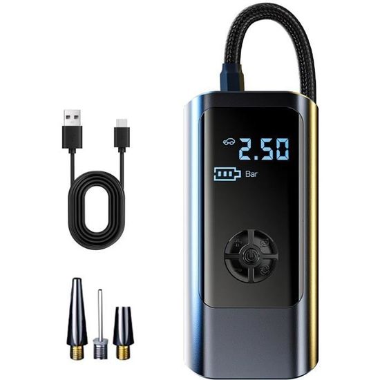 Compresseur D'Air Sans Fil 25 PSI – Pompe Électrique Portable Avec Affichage Numérique, 8000 MAh, Pour Paddle Board Kayak Matelas